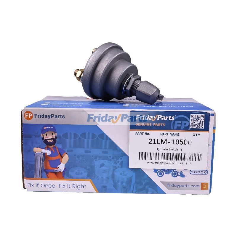 Ignition Switch 21LM-10500 for Hyundai R140LC9 R160LC9 R180LC9 R210NLC9 HL730-9 R140W9 R170W9