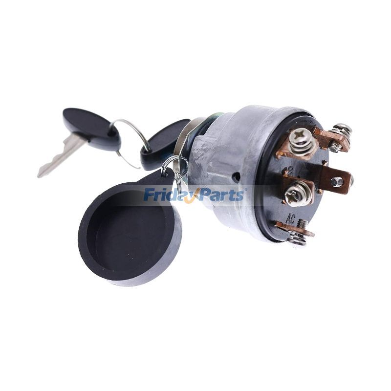 Interruptor de ignição com 2 chaves 83940565 SBA385200331 para trator Ford New Holland 1200 1210 1300 1000 1100 1110 1500 1600 1700 1900 FridayParts