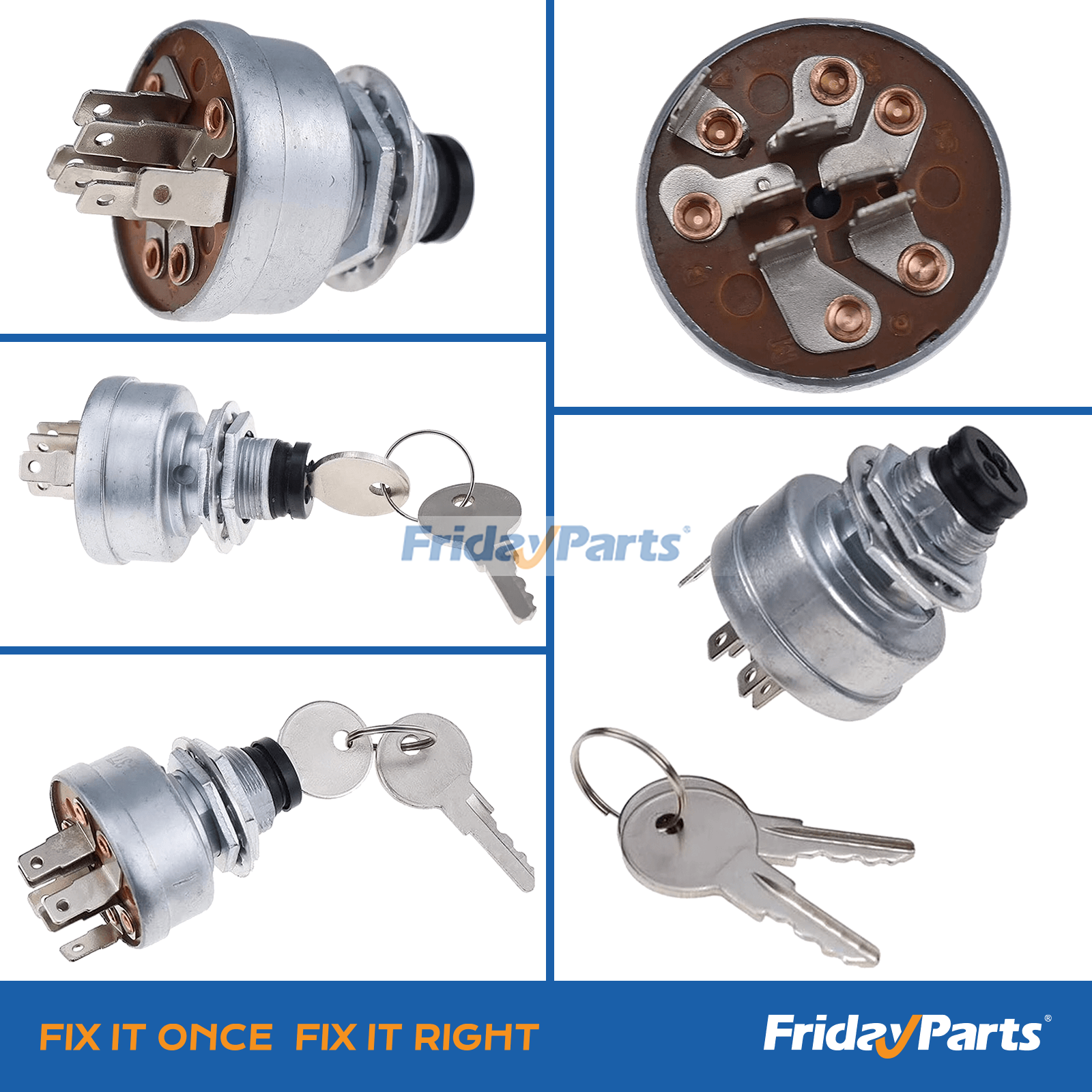 FridayParts Ignition Switch