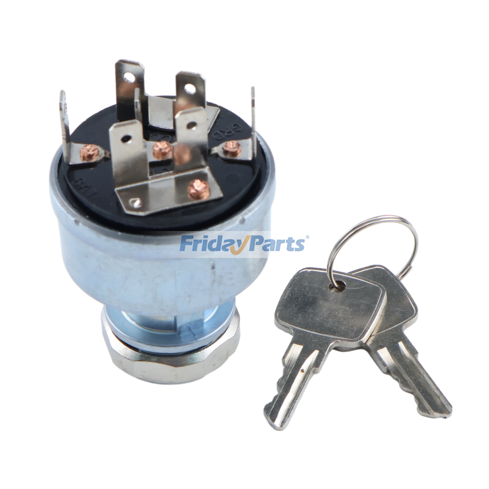 Interruptor de encendido con 2 llaves AT145931 para motor John Deere 4045 Feller Buncher 643G 843G Para JOHN DEERE