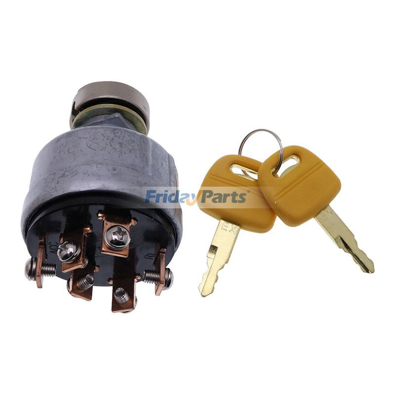 Interrupteur d'allumage avec 2 clés pour Yanmar John Deere Pour HITACHI,Pour JOHN DEERE