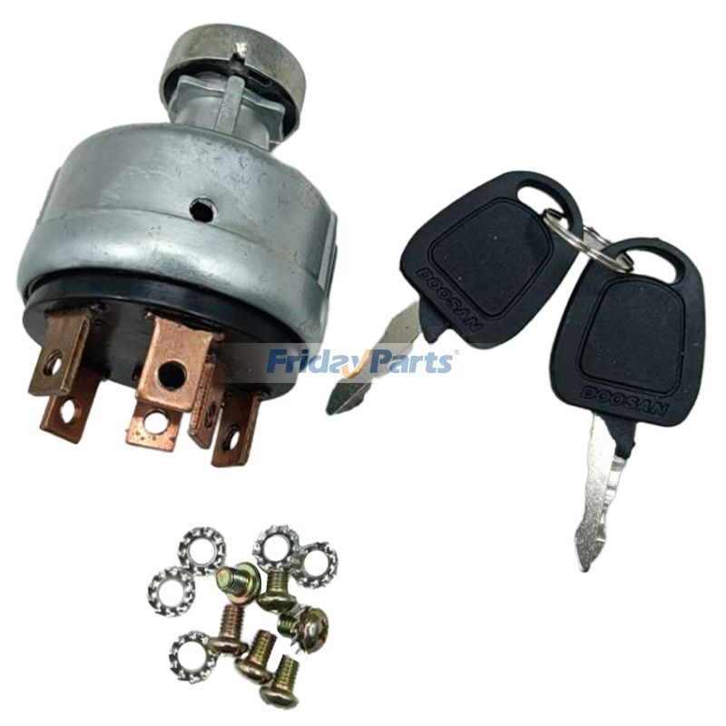 Interrupteur d'allumage avec clés Pour DOOSAN