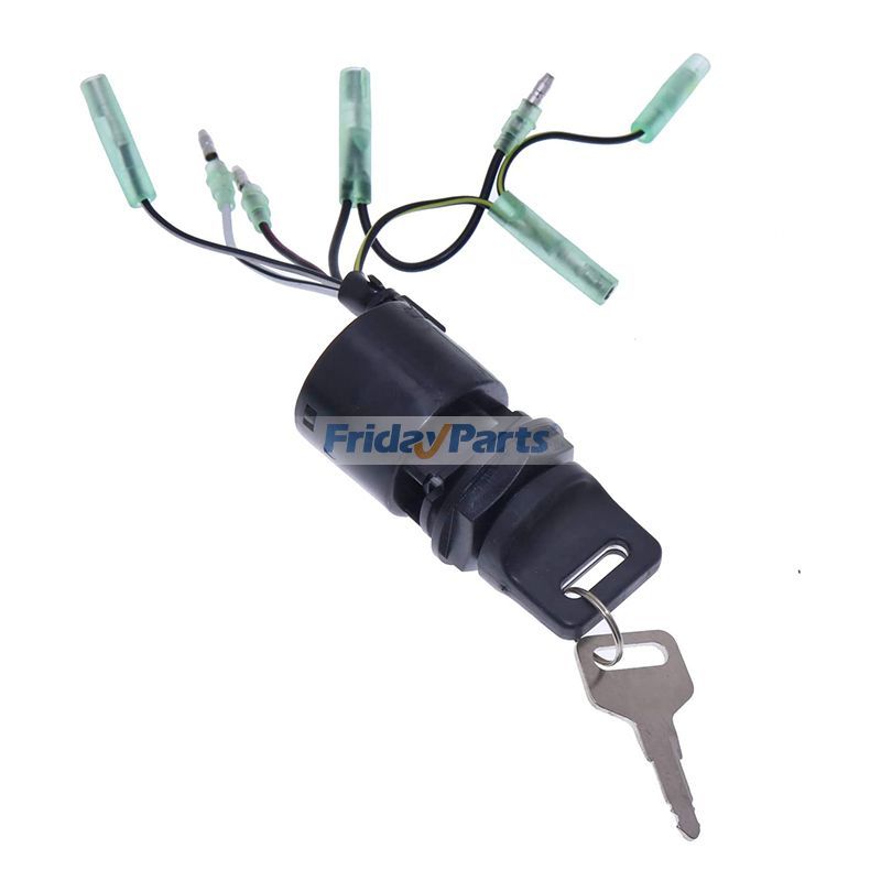 Boîtier de commande à distance pour moteur hors-bord avec clé de contacteur d'allumagepour Moteur,Maritime