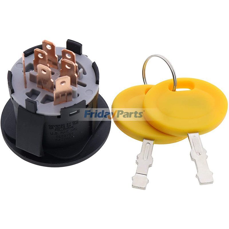 Clé de contact 725-04659 925-04659 pour tracteur John Deere Cub Cadet Zero Turn Ariens Gravely Bad Boy Dixie Chopper Troy-BiltpourPour Bad Boy,Pour Cub Cadet,Pour Husqvarna,Pour JOHN DEERE,Pour AUTRE MARQUE,Pour Troy-Bilt,Pour Craftsman,Pour MTD,Pour Ariens,Pour Murray,Pour Yard,Pour AYP/Electrolux