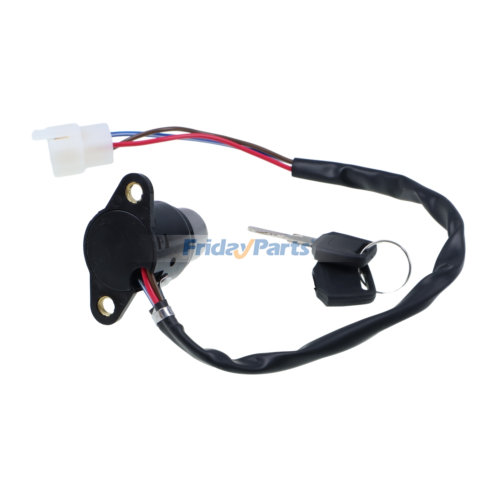 Ignition Switch & Key Lock compatible with Motorcycle