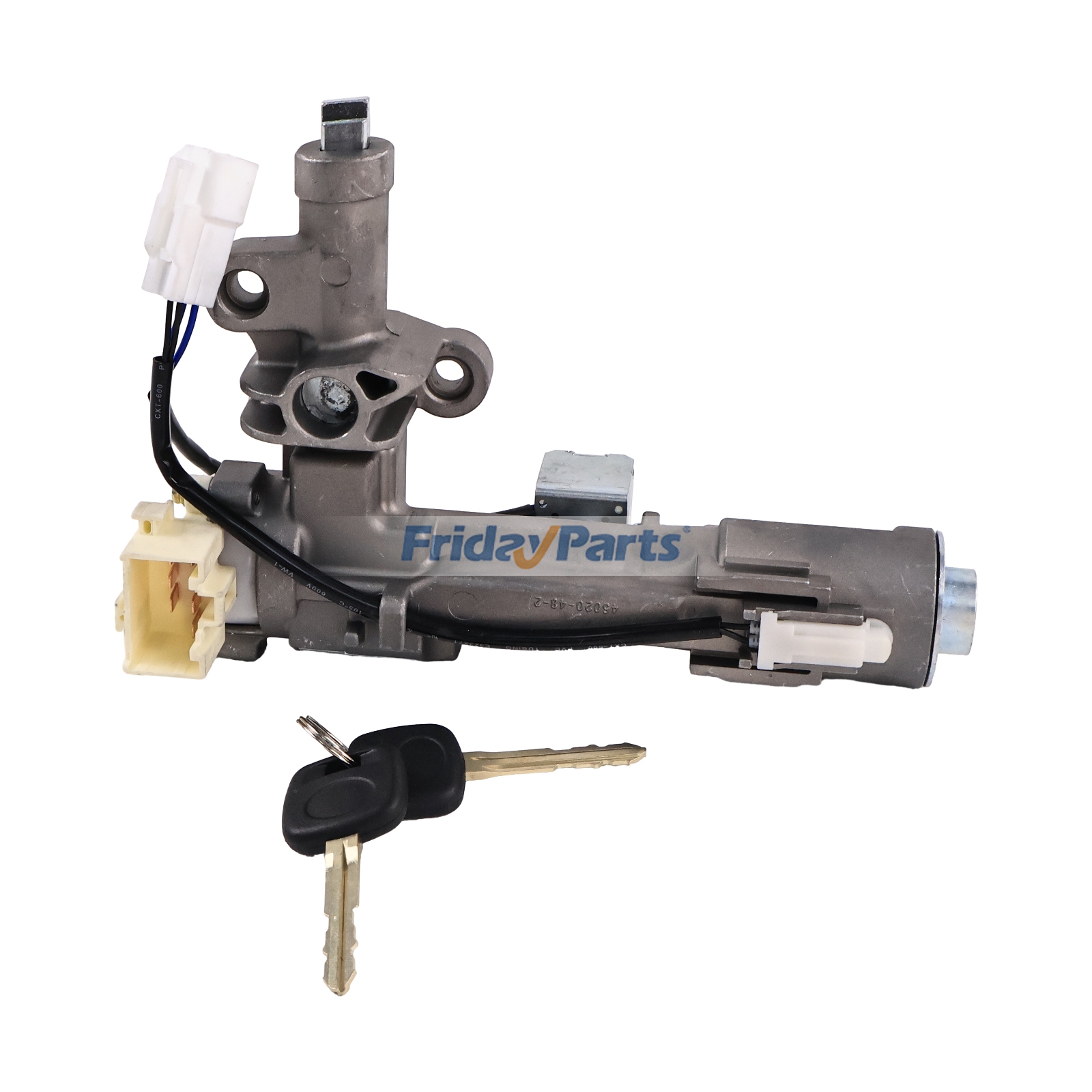 Conjunto de cilindro de cerradura de interruptor de encendido con llaves 69057-0E010 45020-48-2 69057-0E011 para Lexus RX330 RX350 RX400h GX470 2003-2009 de FridayParts