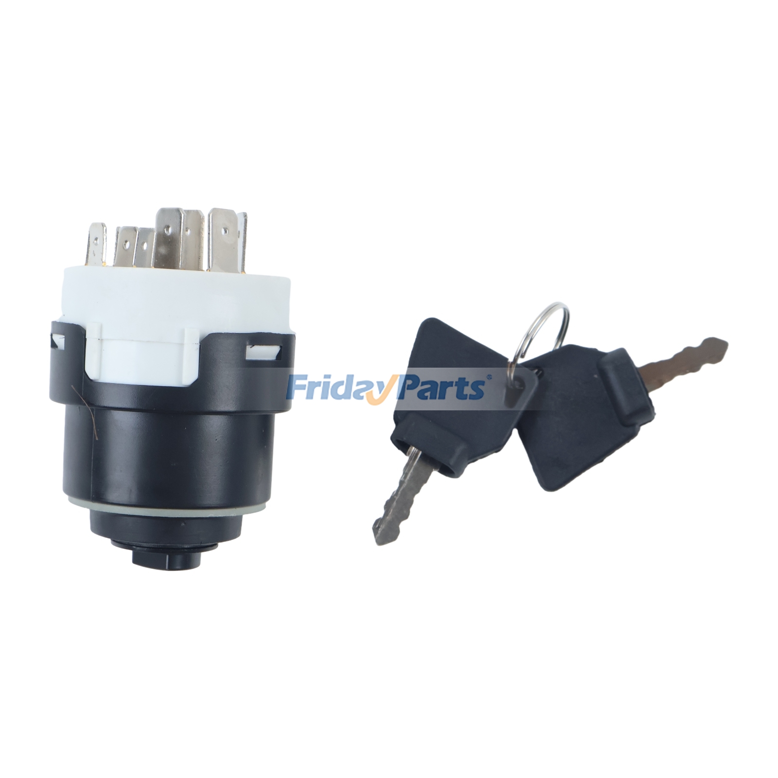 Ignition Switch With 2 Keys 1532371C2 for CASE 585 685 743 745 844 856 956 1255 1455 Excavator 125B 170B 220B 350CKB