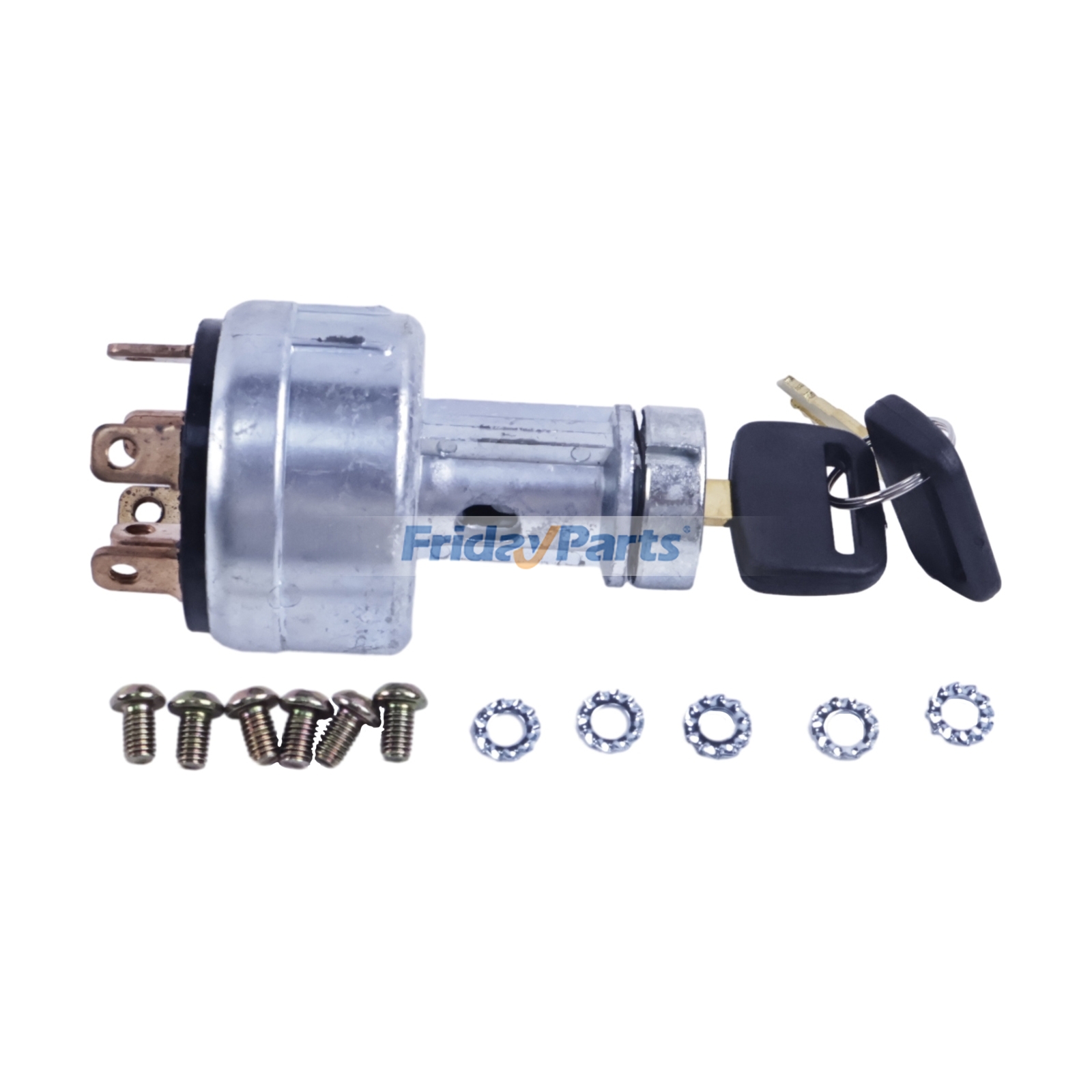 Interruptor de encendido con 2 llaves 416-06-11710 para excavadora Komatsu D31EX-21 D61EX-15 D155AX-5 Cargadora WA250-1 WA380-3 WA420-3 de FridayParts