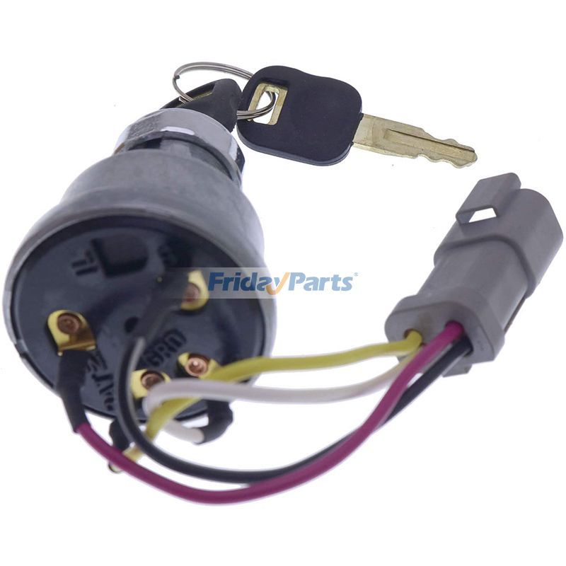 Achetez Interrupteur d'allumage avec 2 clés CAT 906H 906H2 906K 906M 907H 907H2 907K 415 416 416F2 chez FridayParts