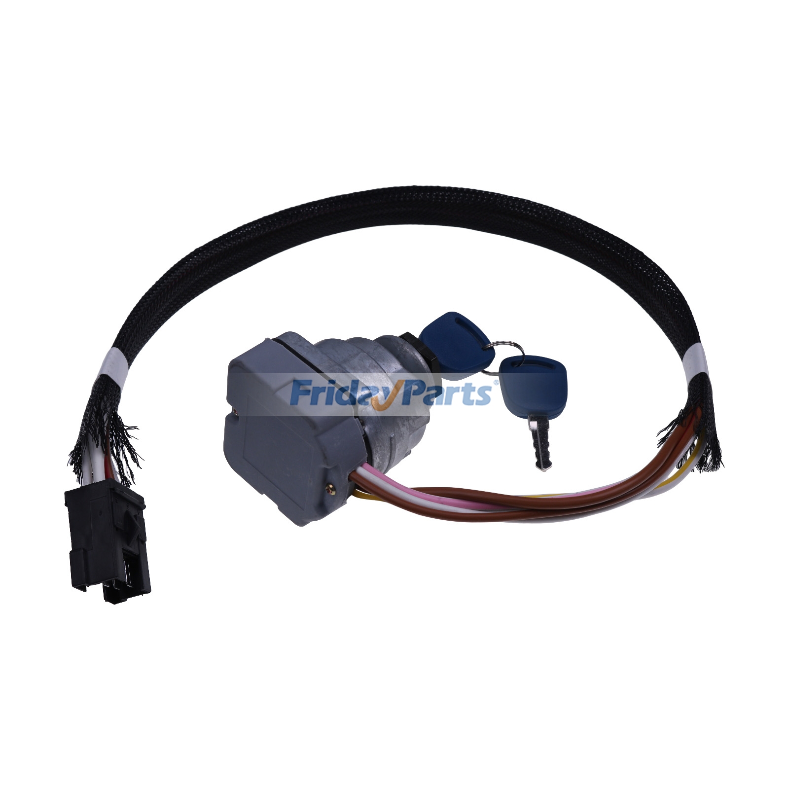 Interruptor de encendido con 2 llaves 82025888 para Tractor New Holland T6.145 T6.150 T6.155 T6.160 T6.165 T6.175 T6.180 T7.200 T7.210 Para New Holland