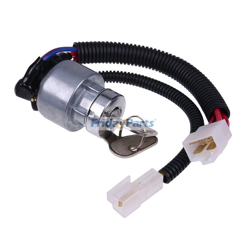 Ignition Switch With Keys 35080-31820 for Kubota Tractor L2650F L2950DT L3450DT L2650DT L2950F L3650F