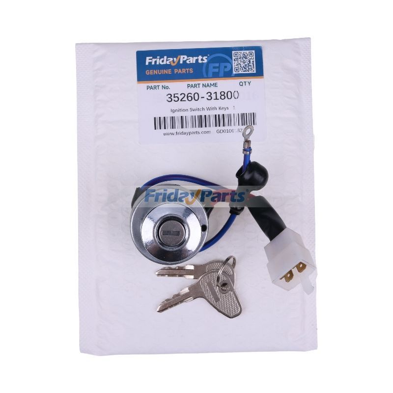 Ignition Switch With Keys 35260-31800 for Kubota Tractor L235 L275 L2350DT