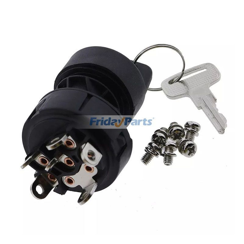 Interrupteur d'allumage avec clés 12VDC-20A 24VDC-10A 48VDC-4A Pour JLG