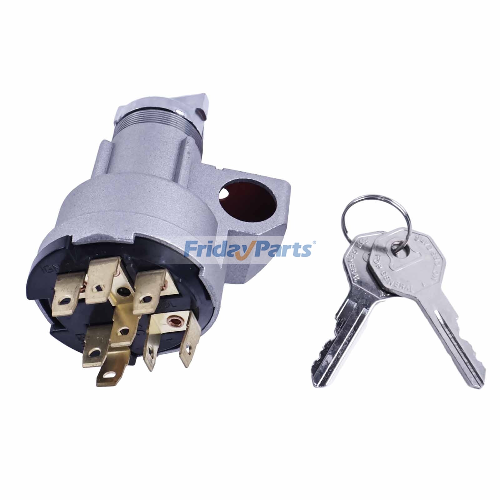Vehicle Ignition Switch With Lock Cylinder And Key