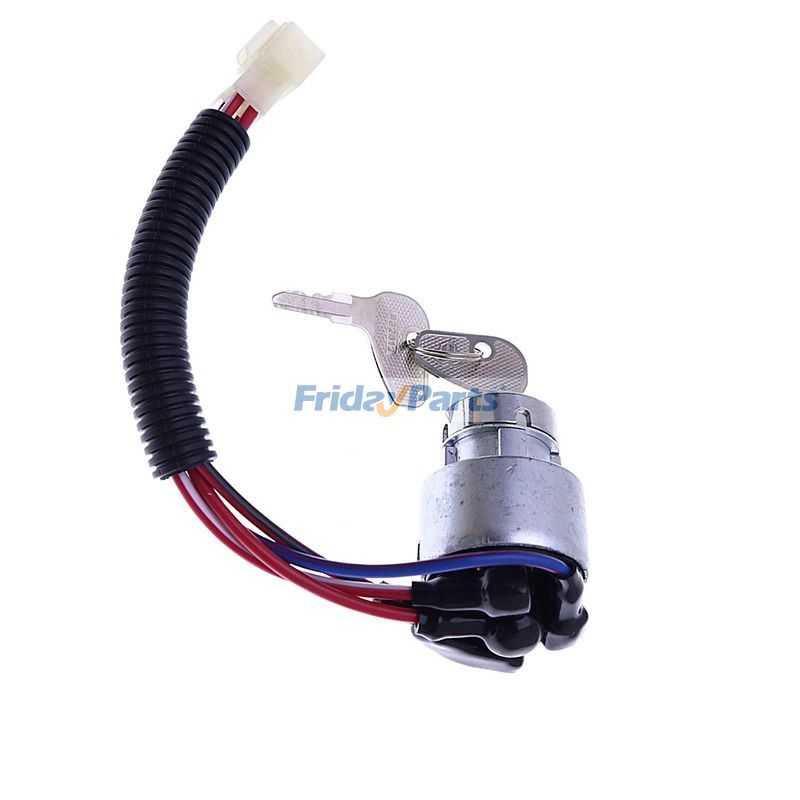  Ignition Switch with Two Keys L2600F L3000F L3400F L4300F L4600F MX5100F MX4700F For KUBOTA