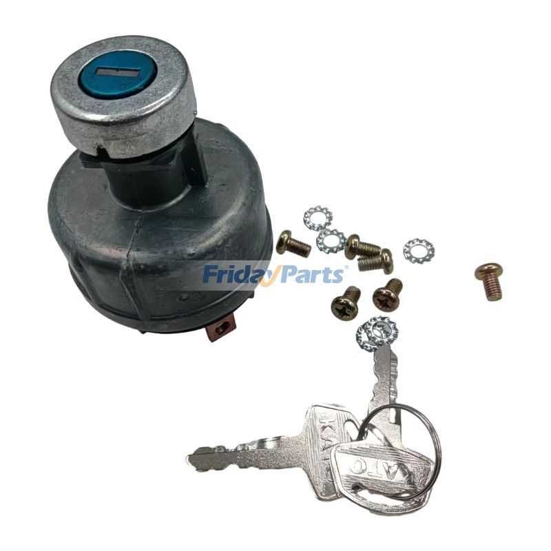 Interrupteur d'allumage YN50S00002F1 pour pelle sur chenilles New Holland Midi EH70 E70 avec fil à 6 bornes