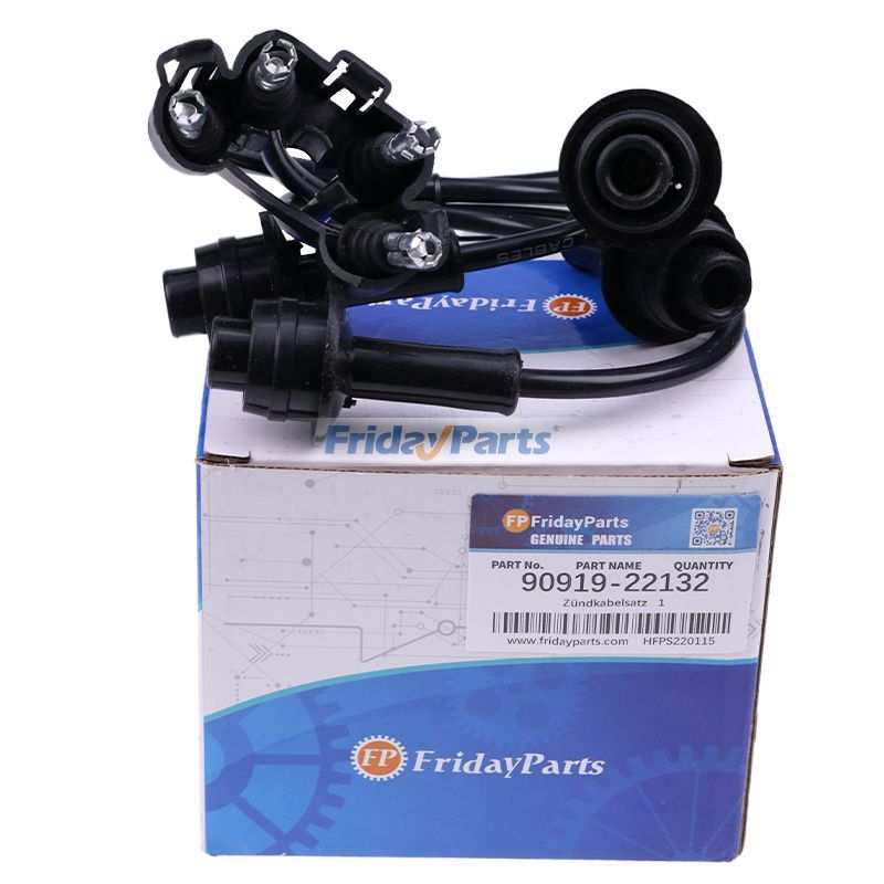 Kit de cables de encendido 90919-22132 para montacargas Toyota Engine 4Y 5FG20 5FG25 5FG30 6FG20 6FG25 6FG30 7FG10 7FG18