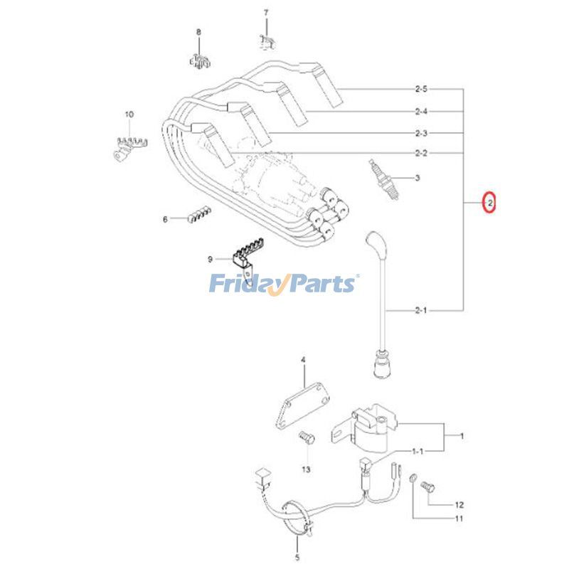  Ignition Wire Kit8 For HYUNDAI