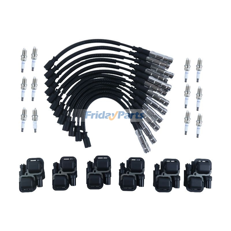 Bobina de encendido con bujía y juego de cables GN10361 GN10015 para Mercedes-Benz C240 ​​E320 ML320 (1998-2005) Para Mercedes Benz,Para Chrysler