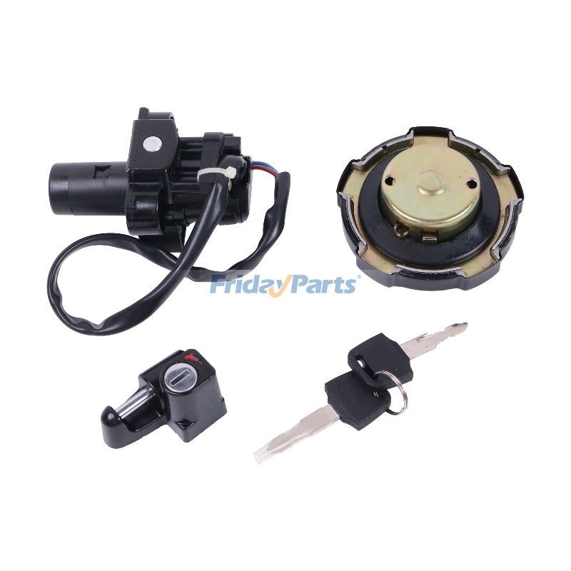 Juego de cerradura de llave de encendido 35010-MY6-680 para motocicleta Honda XR650L de FridayParts