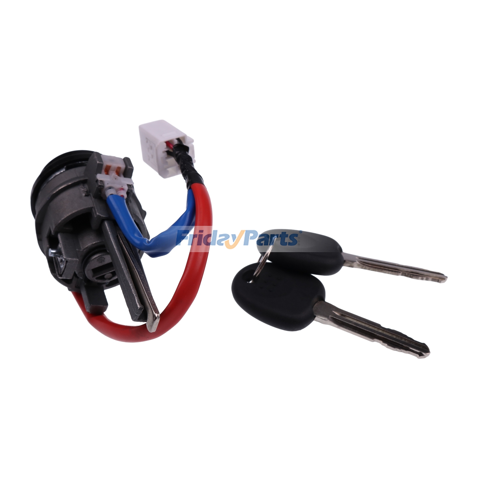 Vehicle Ignition Lock Cylinder Switch With 2 Pieces Key