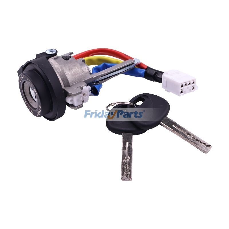 Cylindre de verrouillage de commutateur d'allumage avec 2 clés 81450-34190 pour véhicule Kia Soul 2014-2019pourPour Kia