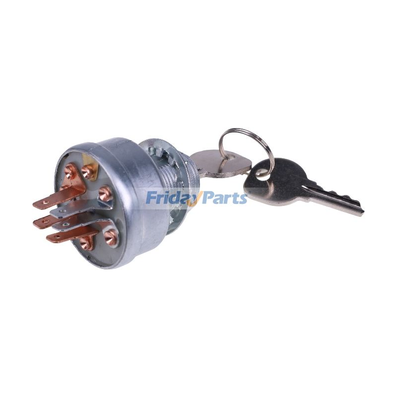 Ignition Switch with 2 Key 107682C1 for International Tractor 786 986 4586 1586 1086 CASE Combine 1440