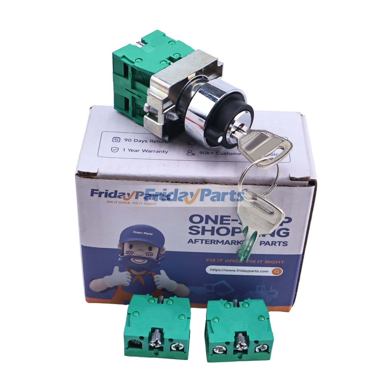 Interrupteur d'allumage avec clé 3P 2901015410 pour Haulotte H25TPX HB76J H21TX HB62 STAR8S STAR20 STAR8AC STAR22J