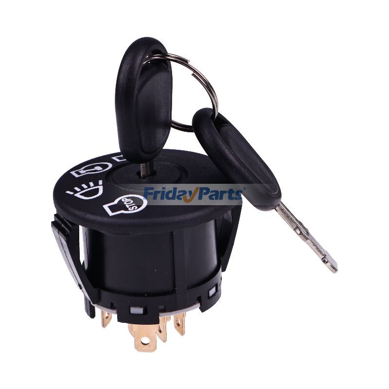 Interrupteur d'allumage avec clés 175566 pour tracteur tondeuse Craftsman GT3000 GT5000 GT6000 Husqvarna LTH1342 YTHP1542pourPour Husqvarna,Pour Troy-Bilt,Pour Craftsman