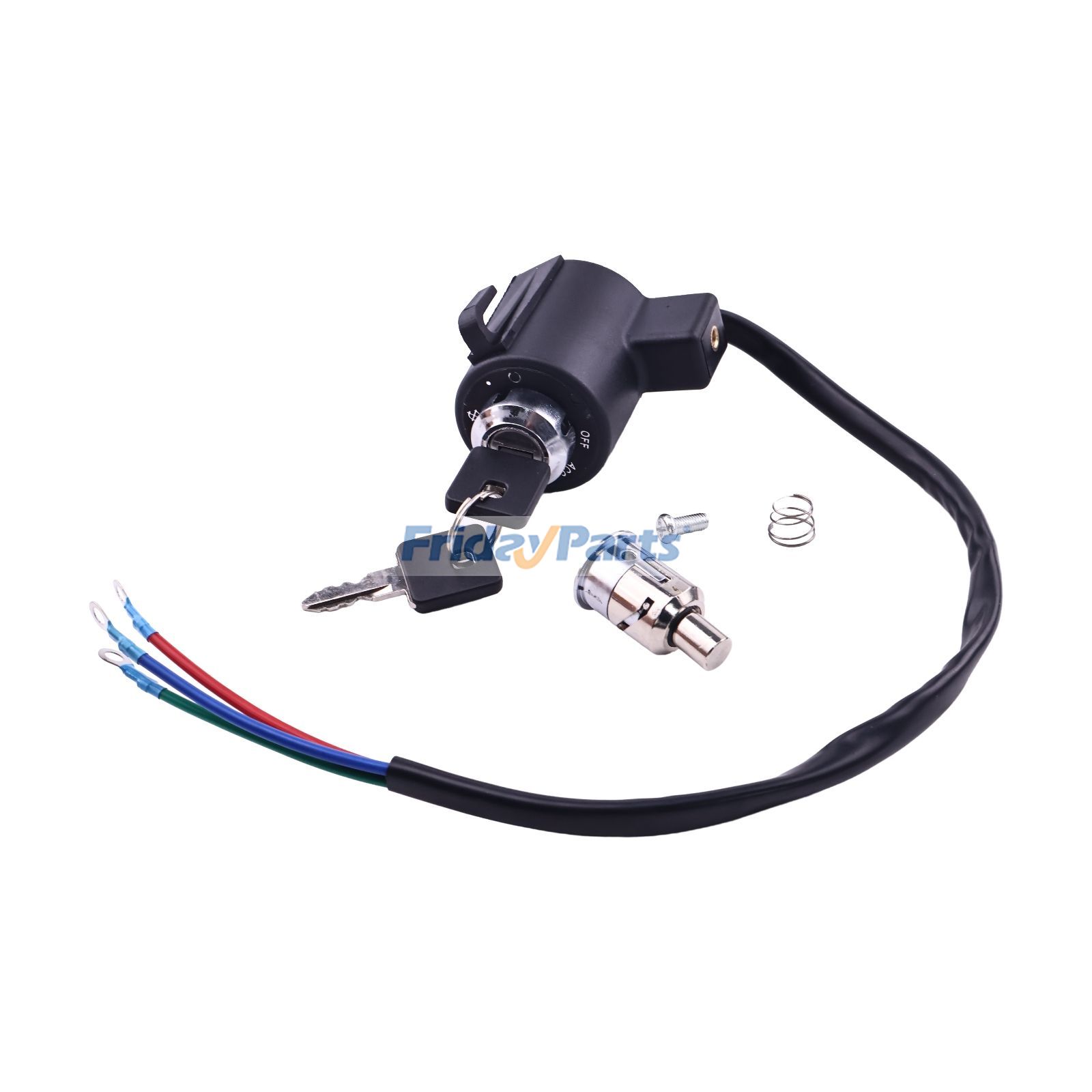 Interrupteur d'allumage avec clé de verrouillage de coffre arrière 71441-94 pour moto Harley-Davidson XL1200C Sportster 1200 1991-2011