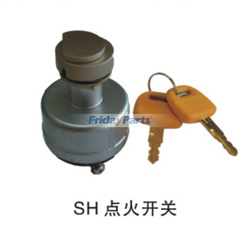 Igniton Switch With 2Psc Keys S450 KHR307 for Sumitomo Excavator SH200 SH210-5 SH Series