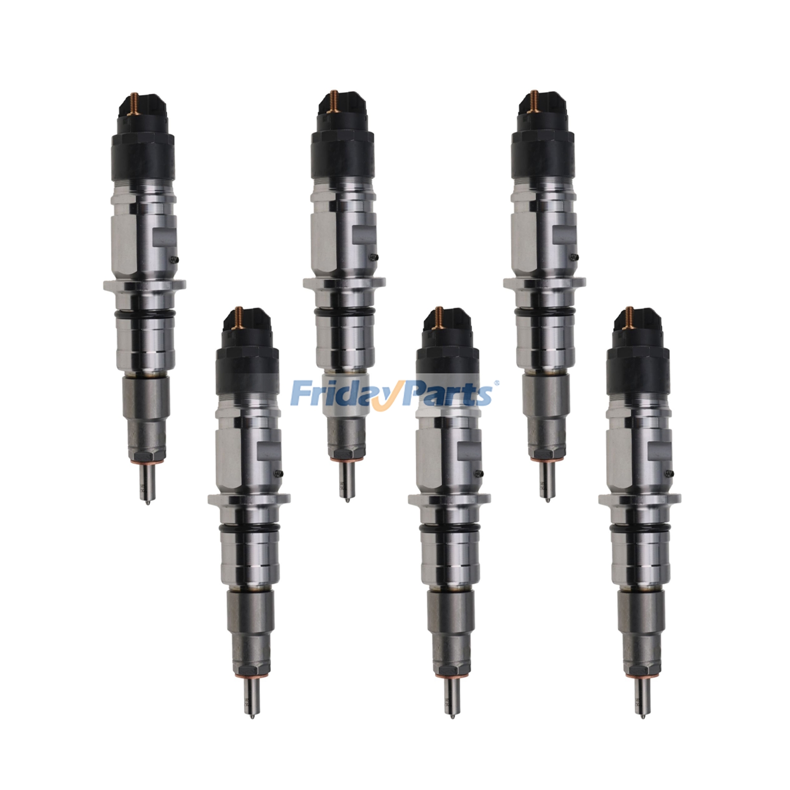 6 Stück Kraftstoffeinspritzdüsen 5256034 0445120187 für Cummins-Motor B6.7 ISB ISB6.7 ISL QSB6.7 Dodge Ram 3500 4500 5500 6.7L 2013-2018