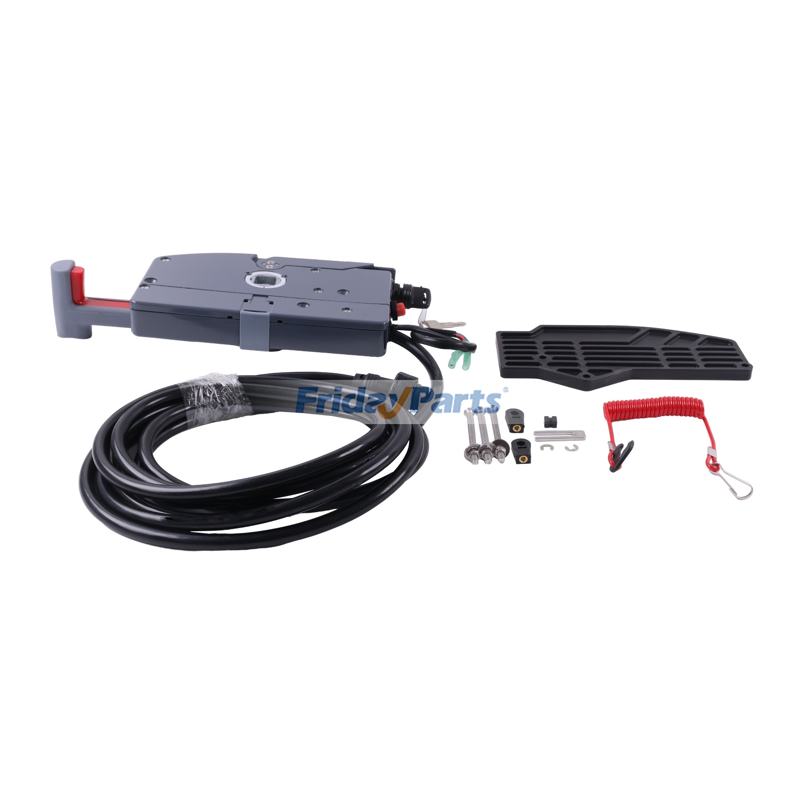 7 Pin Left/Right Push Throttle Outboard Remote Control Box 703-48230-14-P for Yamaha