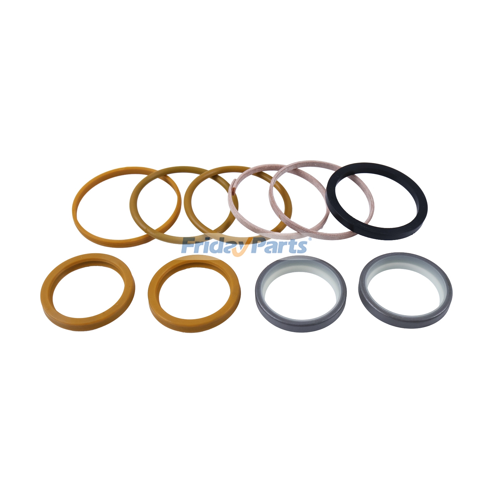 Steering Cylinder Seal Kit 214-4 3C 3CX 3CX-2 4C 4C444 4CX4CX444 4CX-PC compatible with Loader