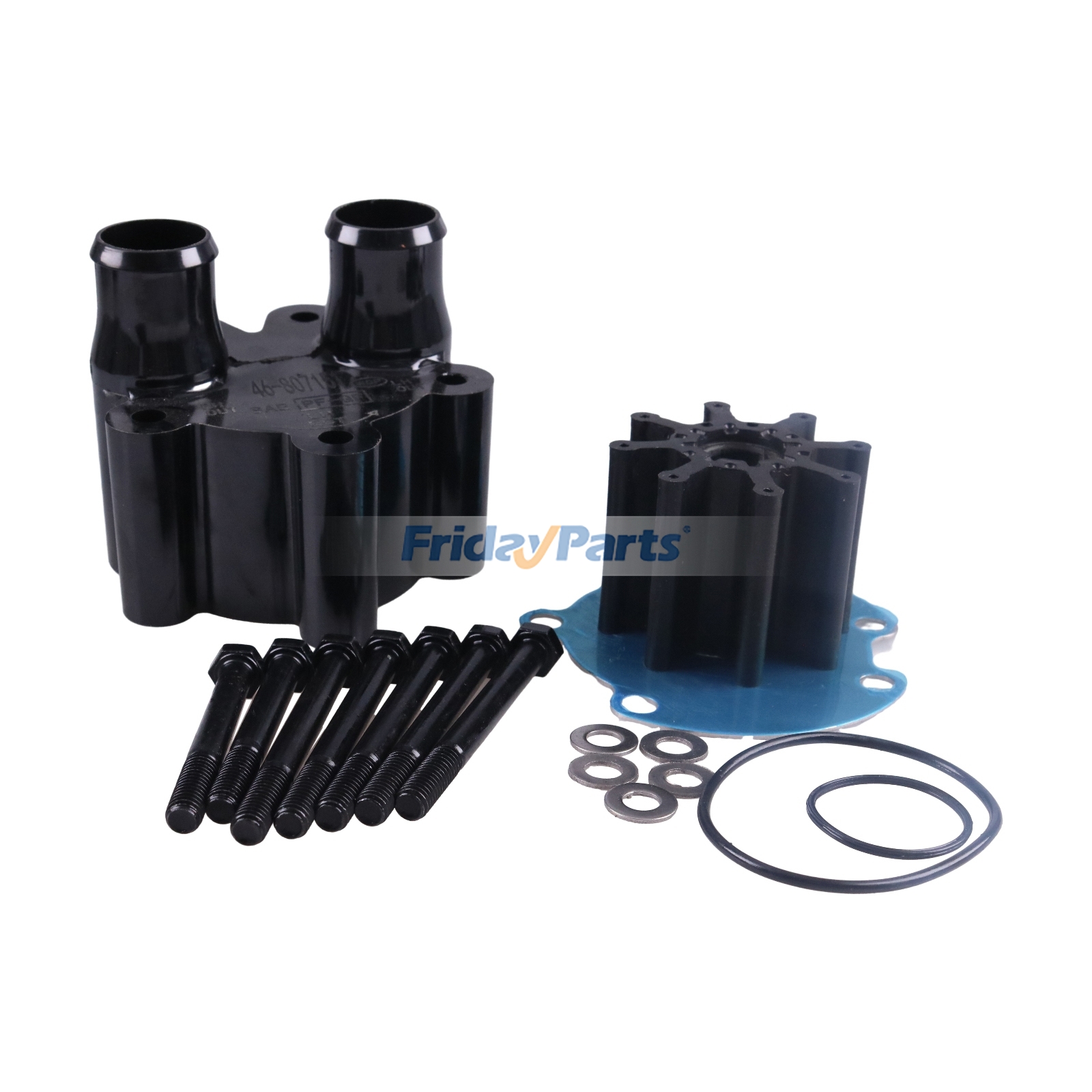 807151A14 Sea Water Pump Body Kit for MerCruiser Engines with One-Piece Engine Mounted Sea Water Pumps