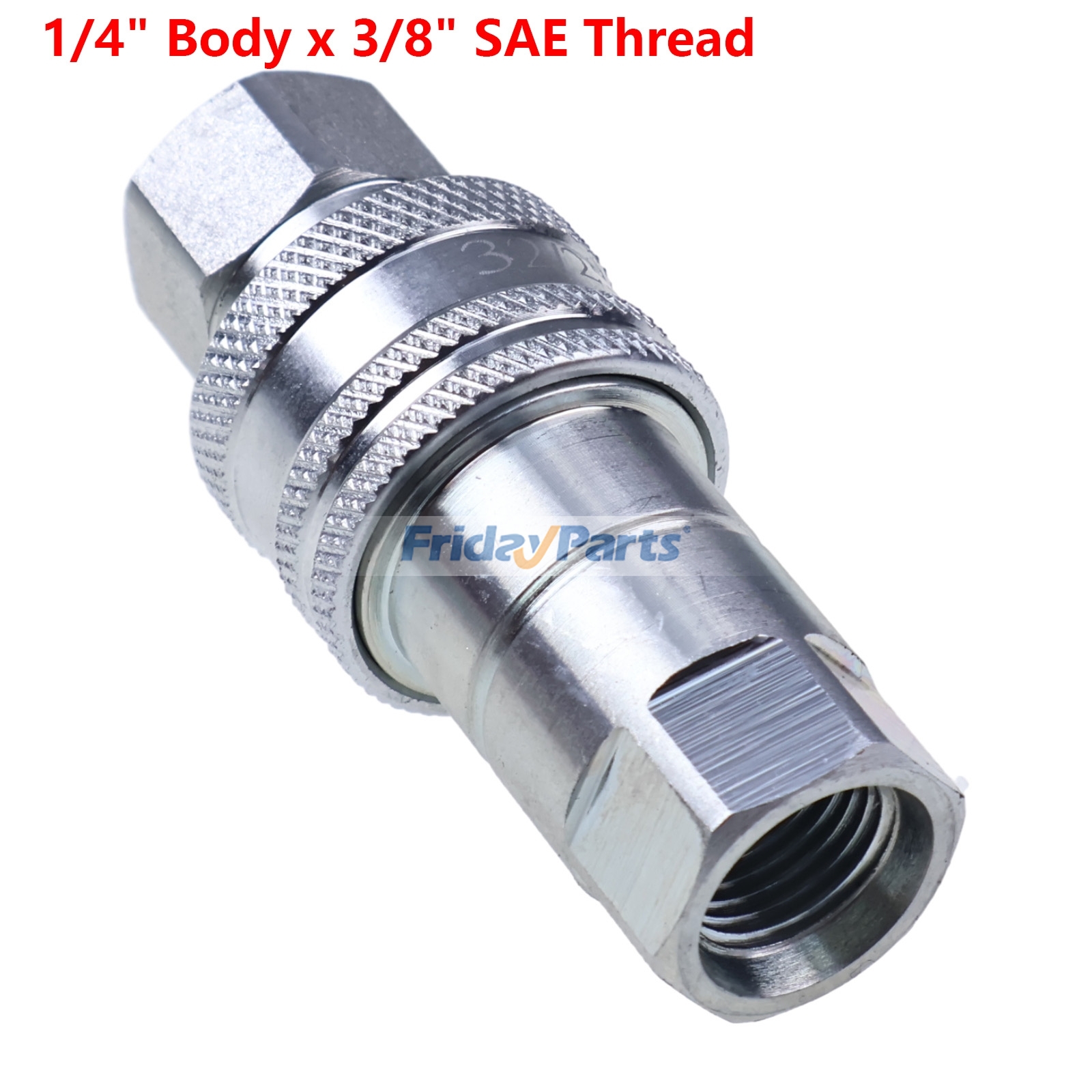 Hydraulic Coupler Kit 4045 6068 1023E 1025R compatible with Dozer,Engine,Loader,Mower,Tractor
