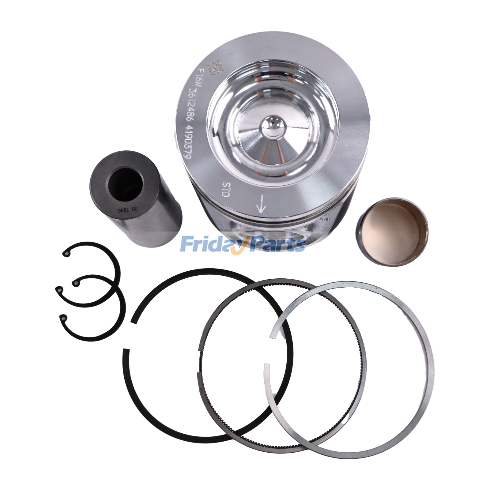 Kit de pistón +0.5 para motor Yanmar 4TNV88 para Motor