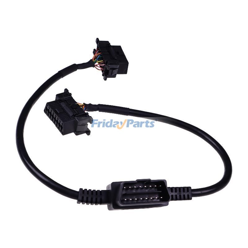Arnés de paso Plug-N-Play con clip en conector OBD 76405-01A para Toyota y Dodge Ram 1500 2500 3500 2002-2019 de FridayParts