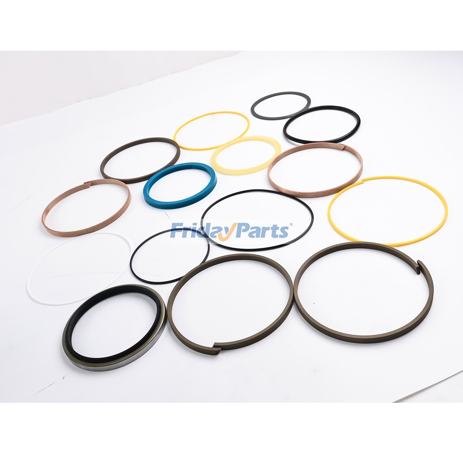 Kit de vedação do cilindro da lança 4686321 para escavadeira Hitachi ZAXIS290F-3 ZX330-3G ZX350-3G ZX360-3G ZX360H-3G ZX360H-5A FridayParts