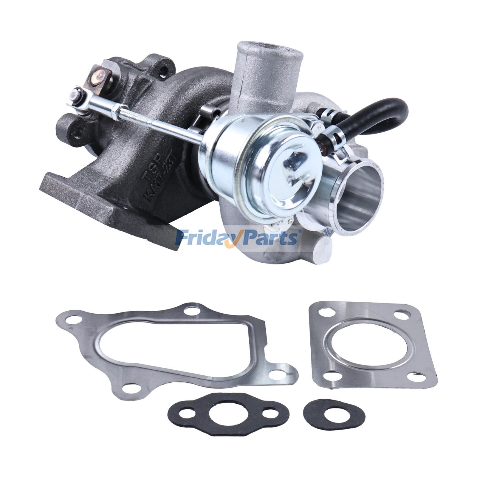 FridayParts Turbo TD03L4-09TK3 Turbocharger for Kubota