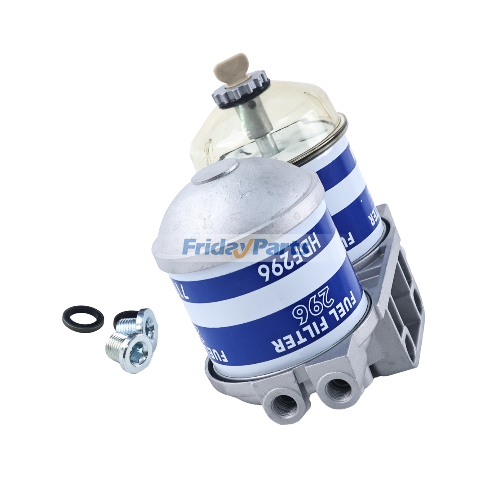 Compre Conjunto do filtro de combustível 83957707 para motor Ford BSD332, trator New Holland 455, 250C, 260C, 3930NO, 555A, 345C e carregadeira 655A. na FridayParts