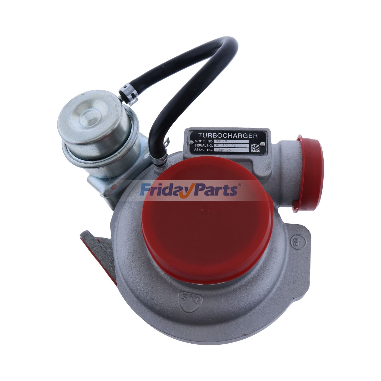 Turbocompresor HX27W con junta 4045275 4895133 para motor Iveco NEF de 4 cilindros, excavadora CASE WX145 Tier 3 Para CASE,Para Iveco