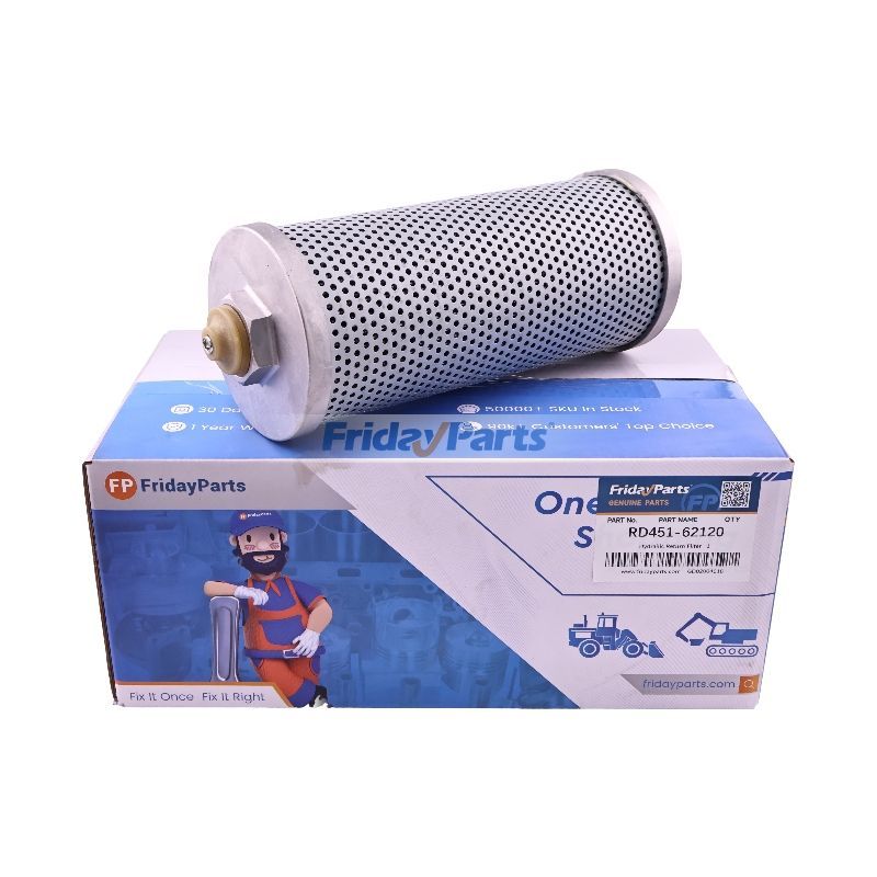 Hydraulic Return Filter RD451-62120 for Kubota Excavator KX057-4 U48-4 U55-4 U55CA KX057-5 U55 U55-5