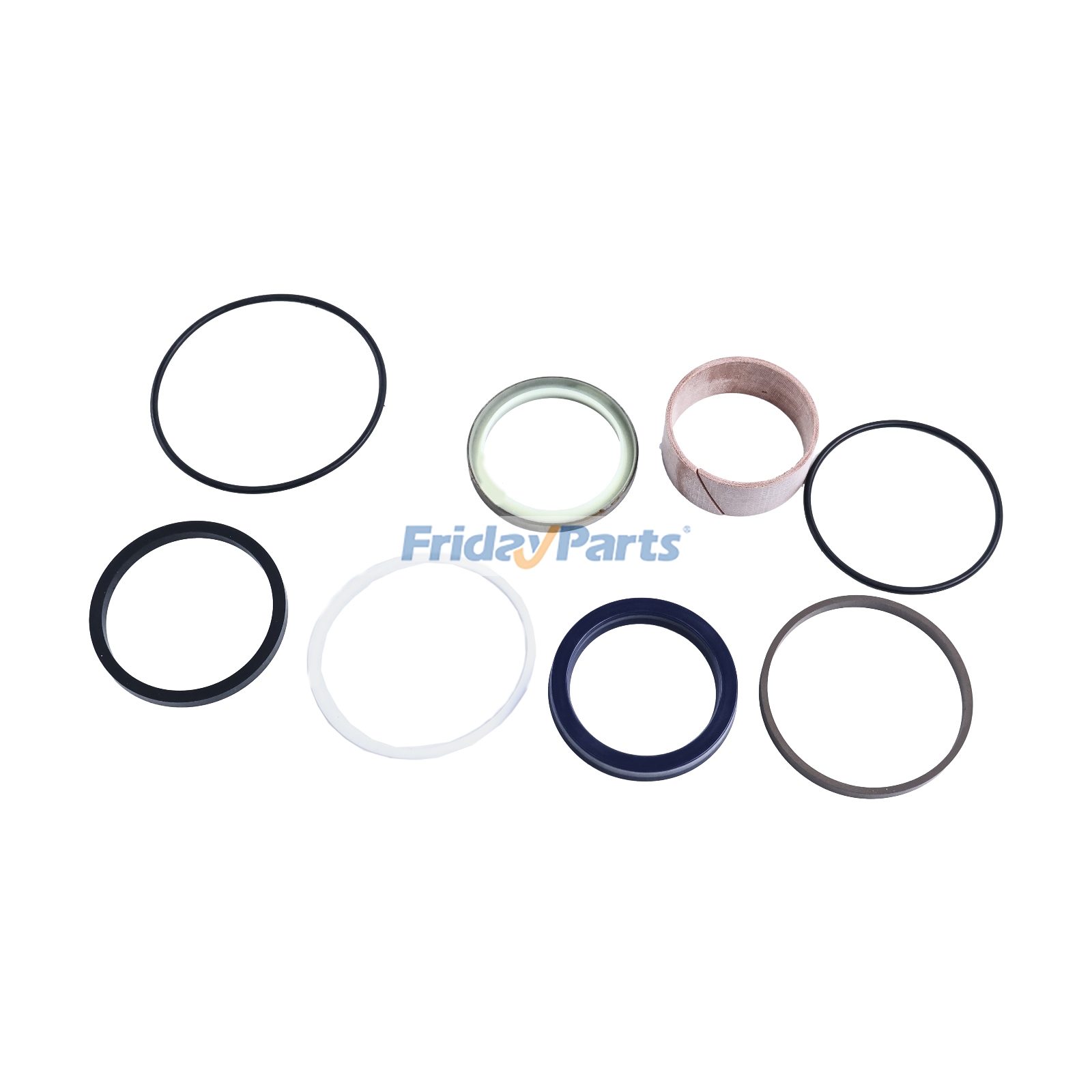 Bucket Cylinder Seal Kit 85804743 for Ford New Holland Backhoe Loader 555E 575E 655E 675E LB115 LB75 NH85TLB