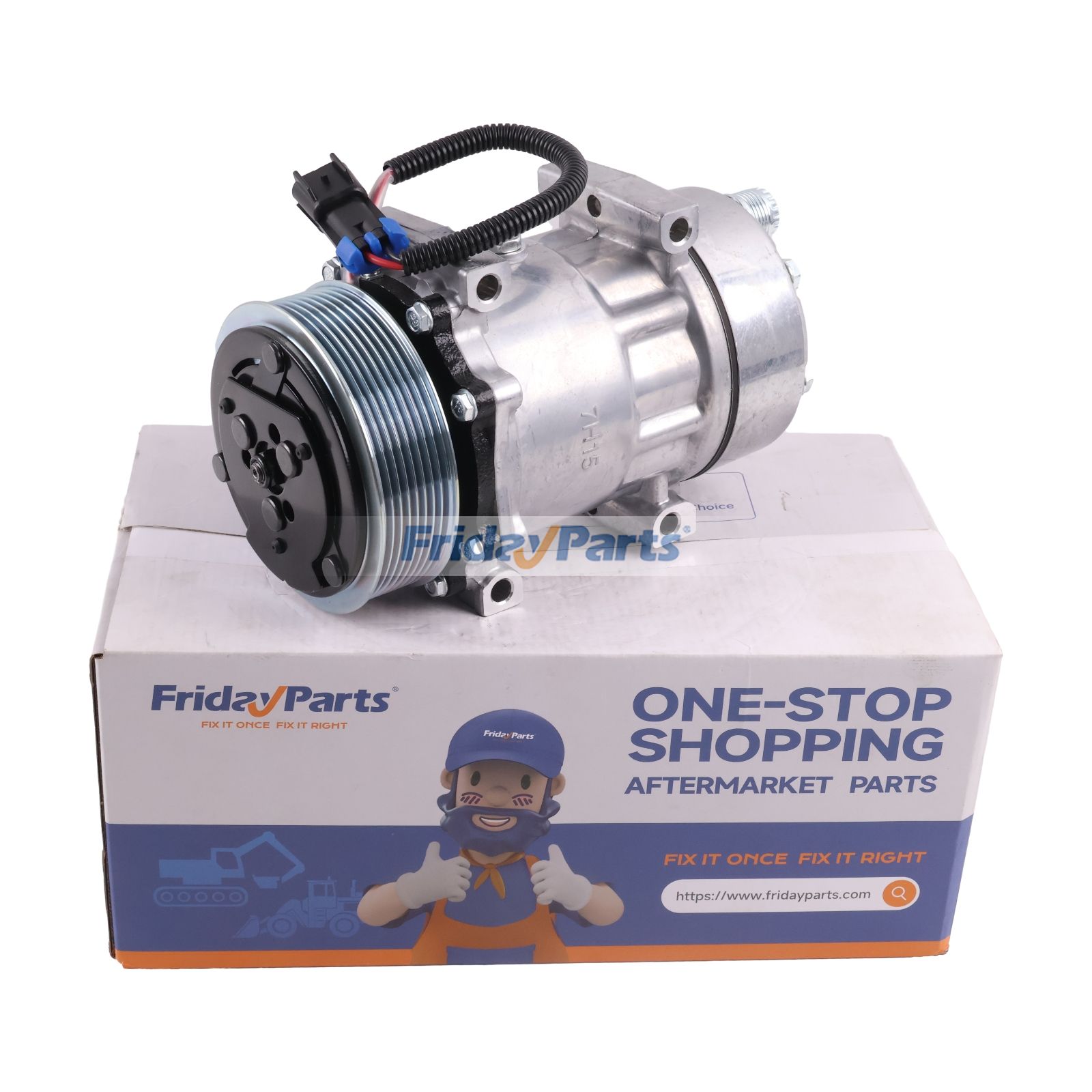 12V 8PK SD7H15 A/C Compressor 4666 4667 4022 4391 4090