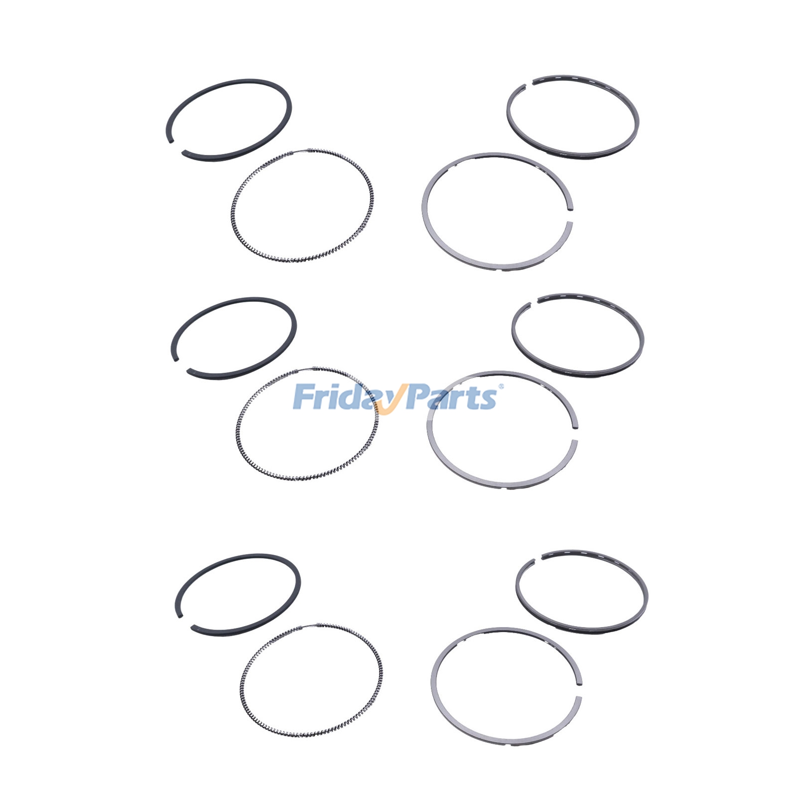 Piston Ring Kit 119209-22500 for Yanmar Engine 3TN66 3TNV66 3TN66UJ 3TN66L 3TNA66