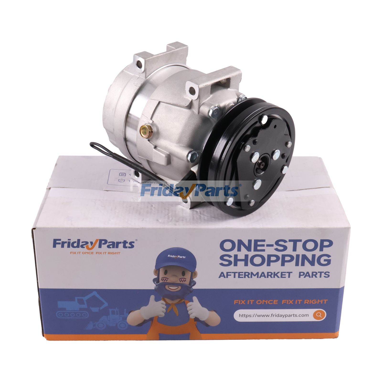 Compresor de aire acondicionado Delphi V5 T4930-87291 para tractores Kioti DK65S DK90 DK9010 DK7510