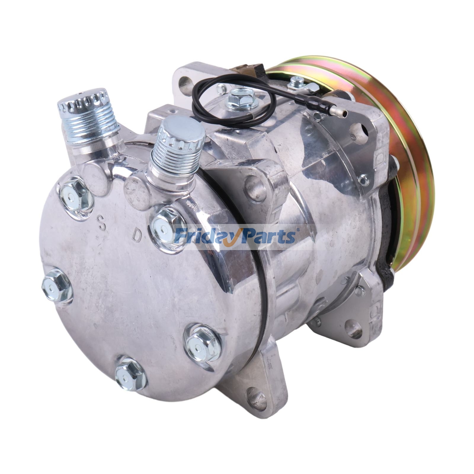 Compresor de aire acondicionado SD5H09 de 12 V 345-4547 para Caterpillar CAT 259D 279D 289D 299D 257D 277D 287D 236D 246D para Pala cargadora