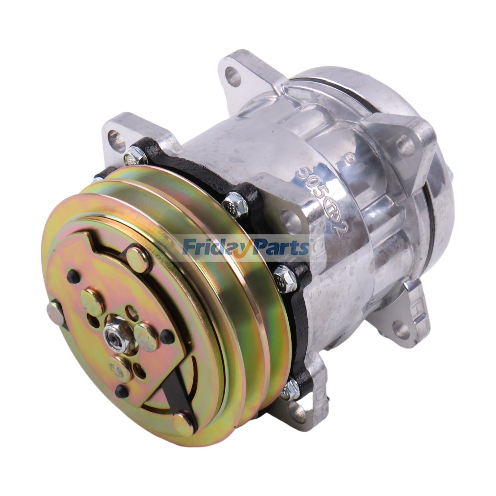 Compresor de aire acondicionado SD5H09 de 12 V 345-4547 para Caterpillar CAT 259D 279D 289D 299D 257D 277D 287D 236D 246D de FridayParts