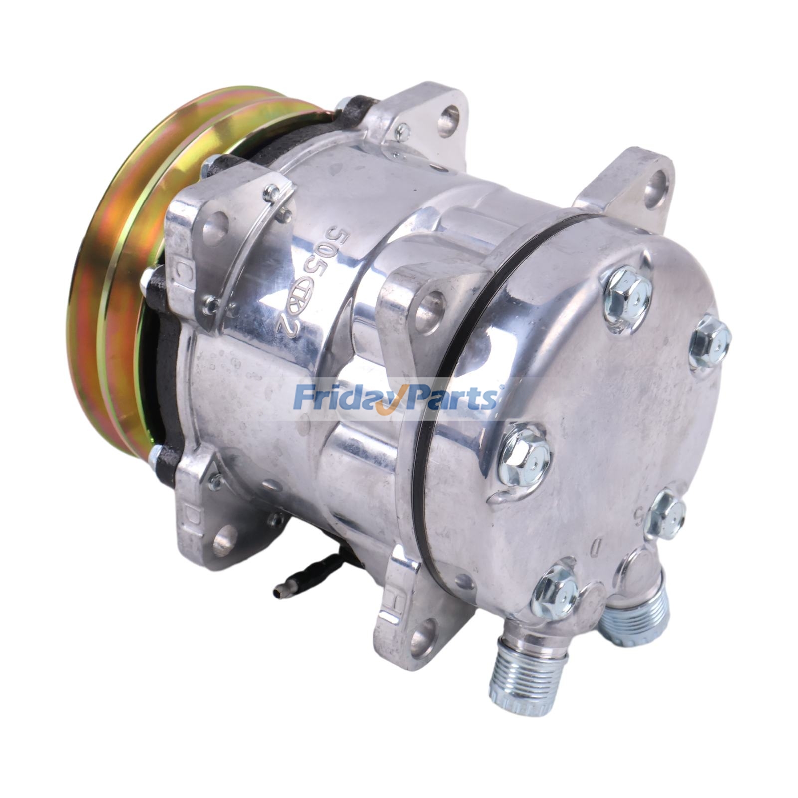 Compresor de aire acondicionado SD5H09 de 12 V 345-4547 para Caterpillar CAT 259D 279D 289D 299D 257D 277D 287D 236D 246D